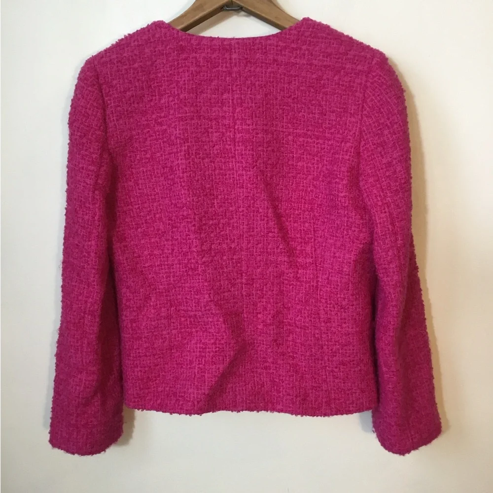 J. Crew Astro‎ Pink Boucle Wool Jacket